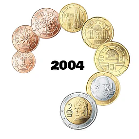 Áustria - Série Anual Euro 2004 - (UNC)