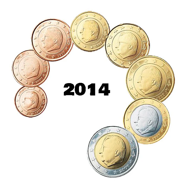 Bélgica - Série Anual Euro 2014 - (UNC) 