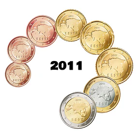 Estónia - Série Anual Euro 2011 - (UNC)