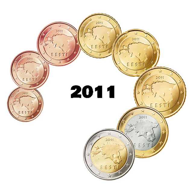 Estónia - Série Anual Euro 2011 - (UNC)