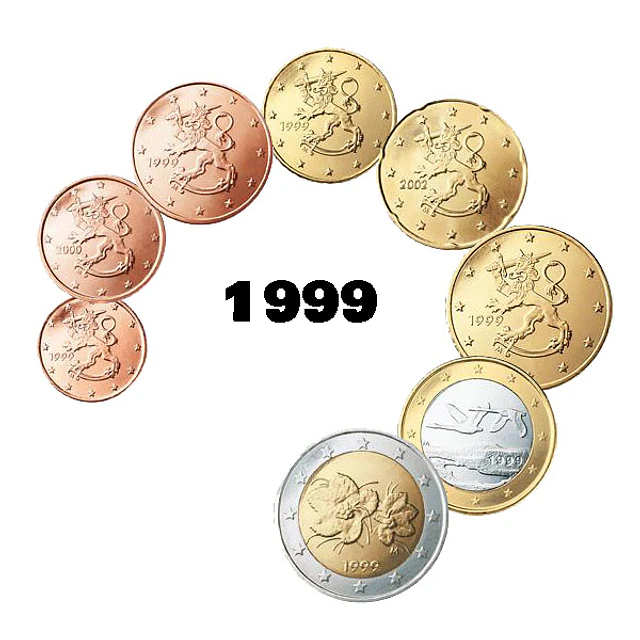 Finlândia - Série Anual Euro 1999 - (UNC)