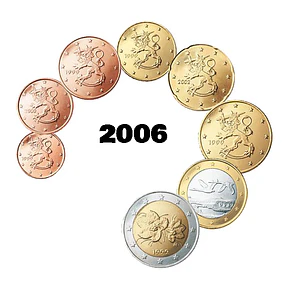 Finlândia - Série Anual Euro 2006 - (UNC) 