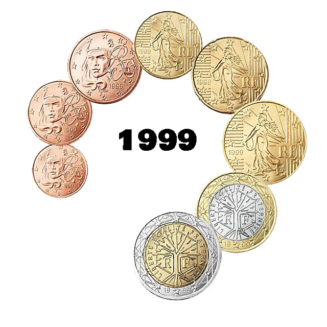 França - Série Anual Euro 1999 - (UNC) 