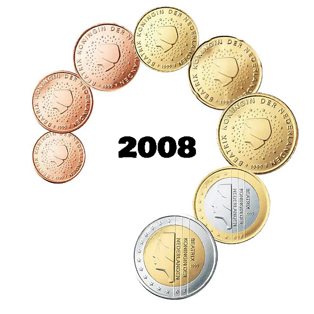 Holanda - Série Anual Euro 2008 - (UNC) 