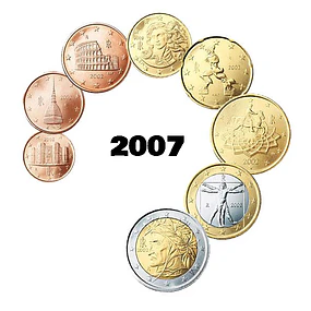 Itália - Série Anual Euro 2007 - (UNC) 