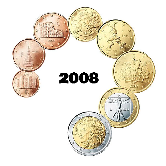 Itália - Série Anual Euro 2008 - (UNC) 