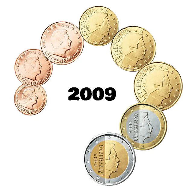 Luxemburgo - Série Anual Euro 2009 - (UNC) 