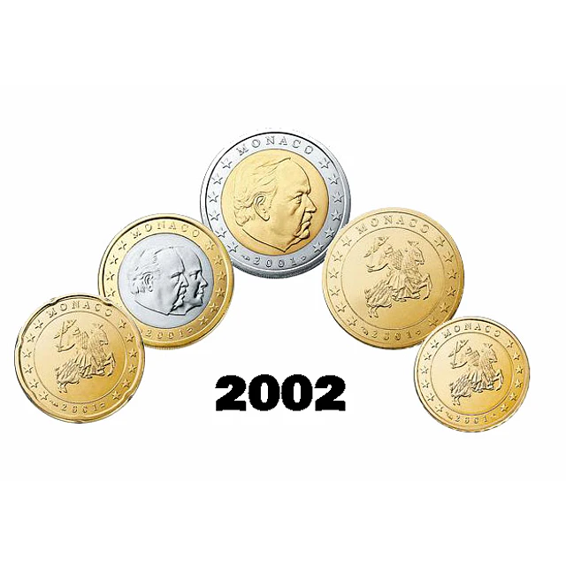 Mónaco - Série Anual Euro 2002 (UNC) 