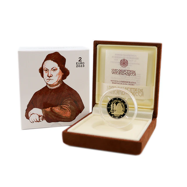 Vaticano - 2 Euro 2023 Centenário da Morte de Perugino (Proof)