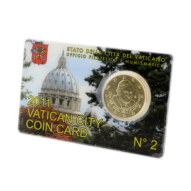 Vaticano – Coincard Oficial 0,50€ 2011 – Nº 2