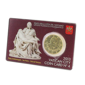 Vaticano – Coincard Oficial 0,50€ 2013 – Nº 4