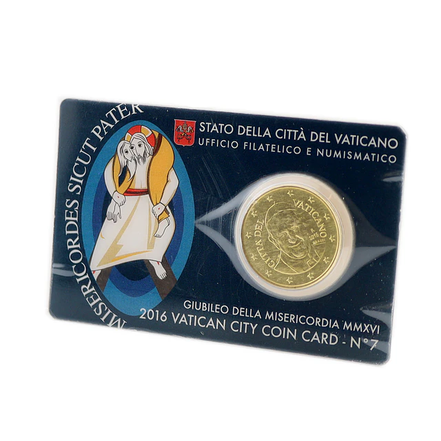 Vaticano – Coincard Oficial 0,50€ 2016 – Nº 7