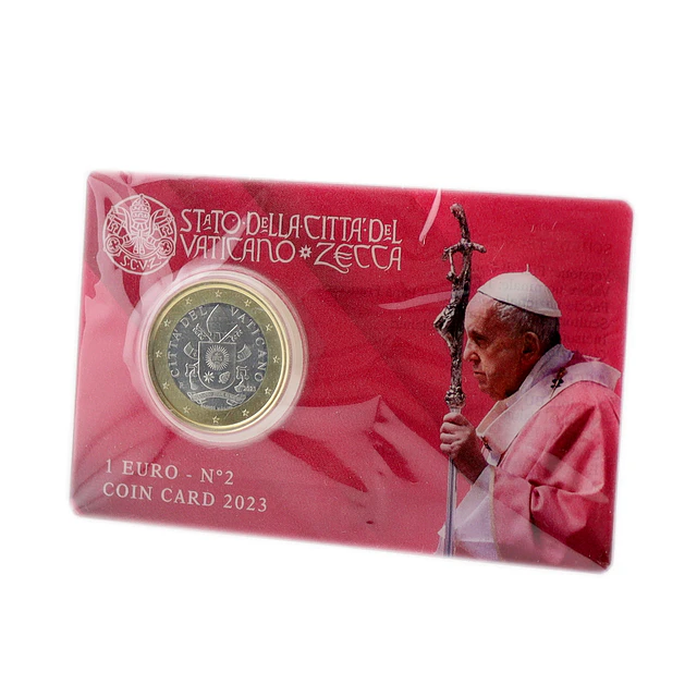 Vaticano - 1.00 Euro 2023 Coincard Nº 2 