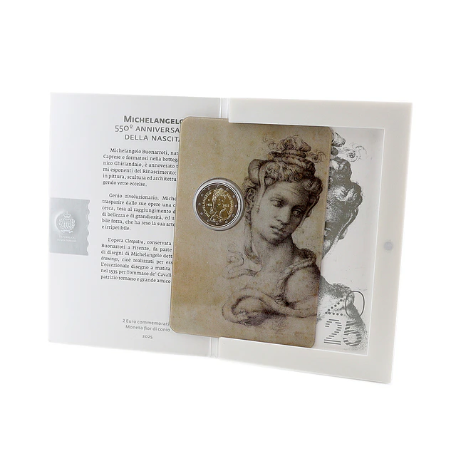 2 Euros São Marino – 2025 – BNC – MichelAngelo 