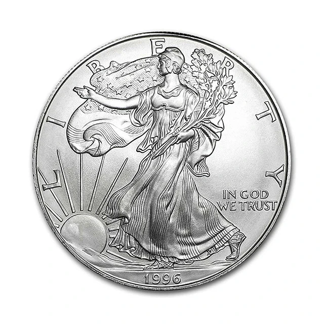 EUA - One Dollar Eagle 1996 Prata