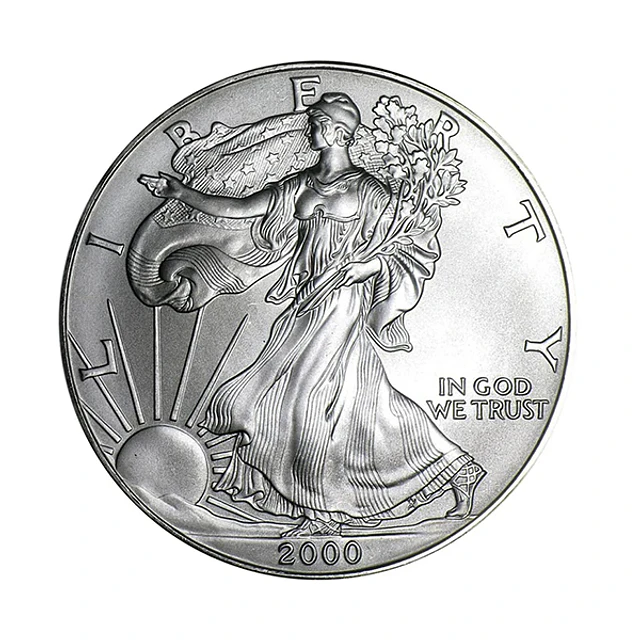 EUA - One Dollar Eagle 2000 Prata