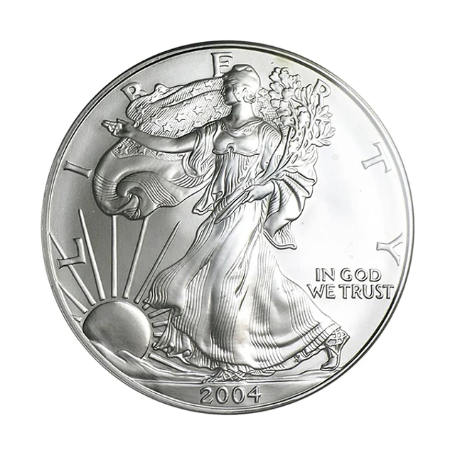 EUA - One Dollar Eagle 2004 Prata