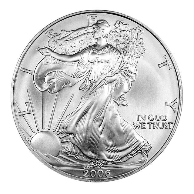 EUA - One Dollar Eagle 2006 Prata 