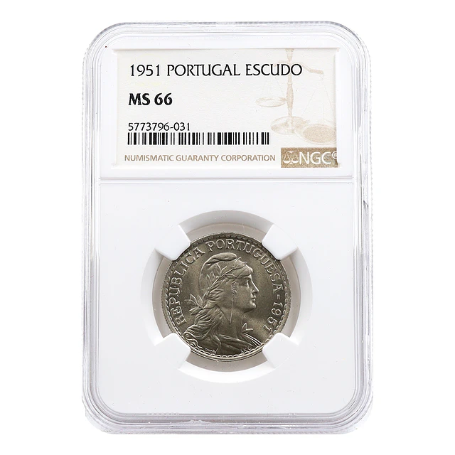 1 Escudo 1951 Alpaca - MS66