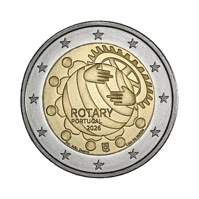 2 Euro “Servir a Comunidade – Centenário do Rotary em Portugal” 2026