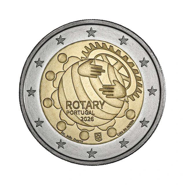 2 Euro “Servir a Comunidade – Centenário do Rotary em Portugal” 2026