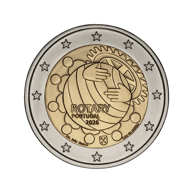 BNC - 2 Euro “Servir a Comunidade – Centenário do Rotary em Portugal” 2026