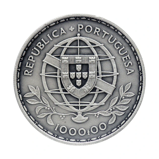 1000 Escudos Luis Vaz de Camões 1980 "Mate"
