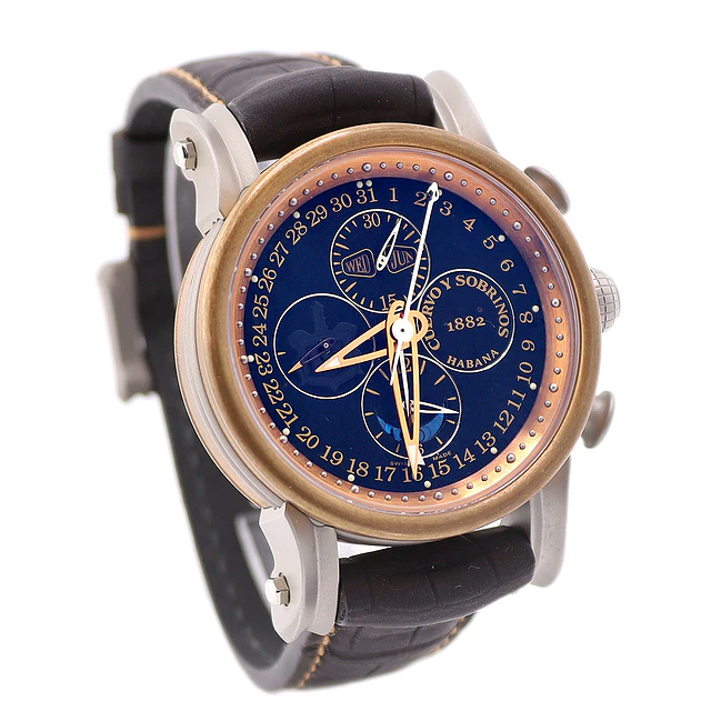 Cuervo y Sobrinos Torpedo Pirata Bronze Chrono Ref. 3051