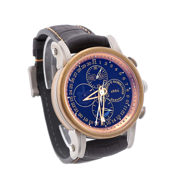 Cuervo y Sobrinos Torpedo Pirata Bronze Chrono Ref. 3051