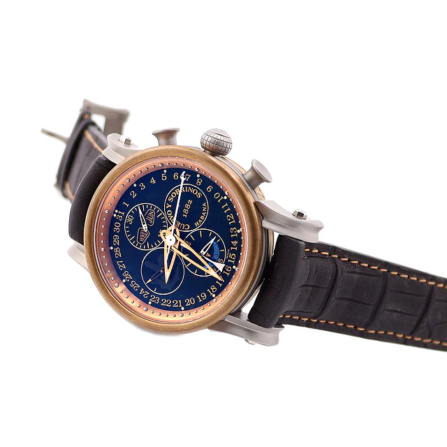 Cuervo y Sobrinos Torpedo Pirata Bronze Chrono Ref. 3051
