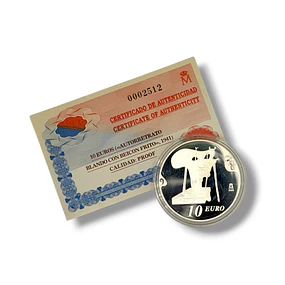 Espanha - 10.00 Euros Auto Retrato 2004 Prata-Proof