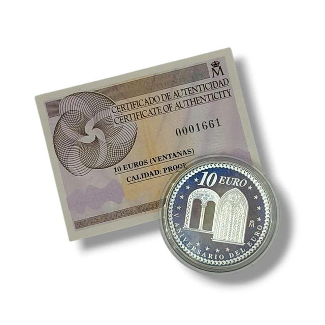 Espanha - 10.00 Euros Liberalismo 2007 Prata-Proof