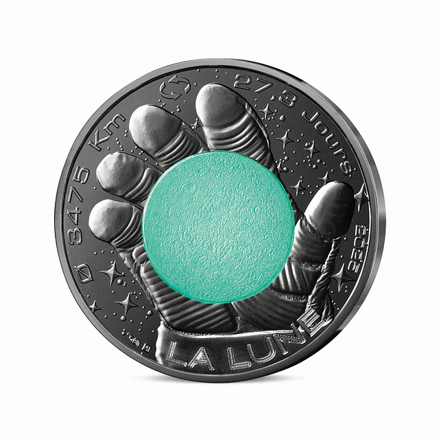 França - 10 Euros– A Lua Edição Oficial - “A Odisseia no Espaço com Thomas Pesquet”