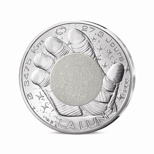França - 10 Euros– A Lua Edição Oficial - “A Odisseia no Espaço com Thomas Pesquet”