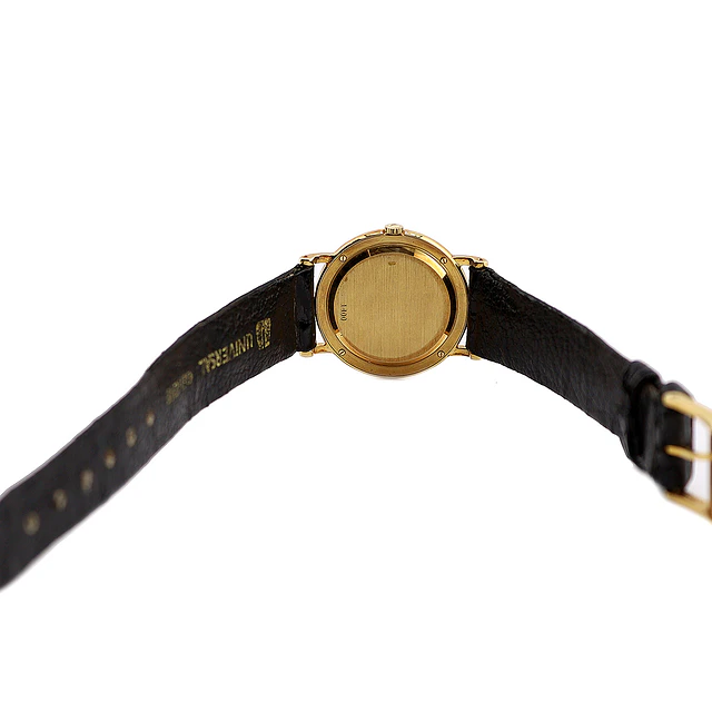 Universal Genève 18K Obsidian Dial – Ref. 1400