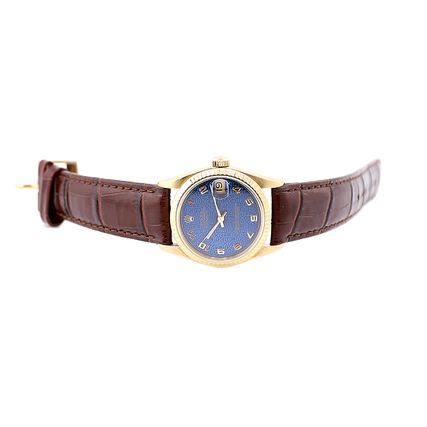Imagem 6 de Rolex Datejust 31 – Ref. 68278 • Mostrador Azul Aniversário