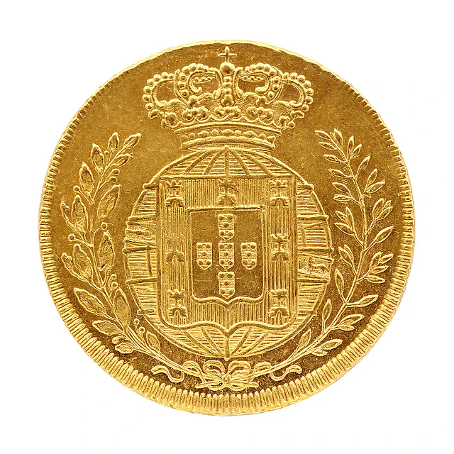 D. João VI - 1/2 Peça 3200 Reis 1822 Ouro
