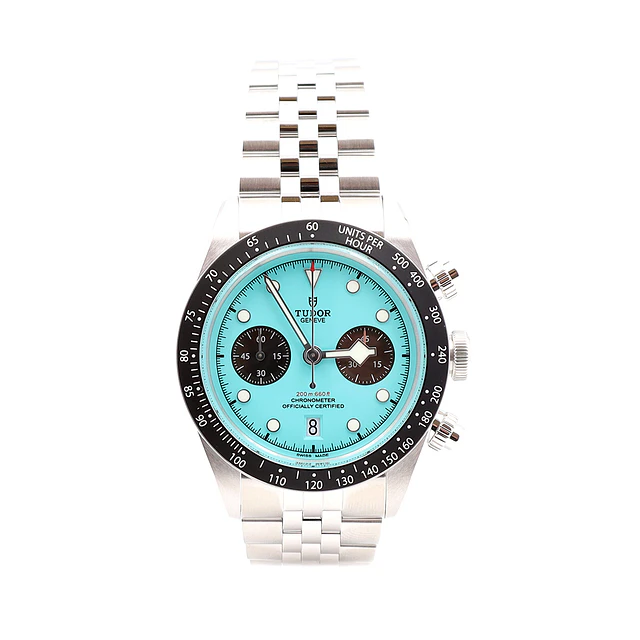 Tudor Black Bay Chrono “Flamingo Blue” – Ref. 79360N-0024