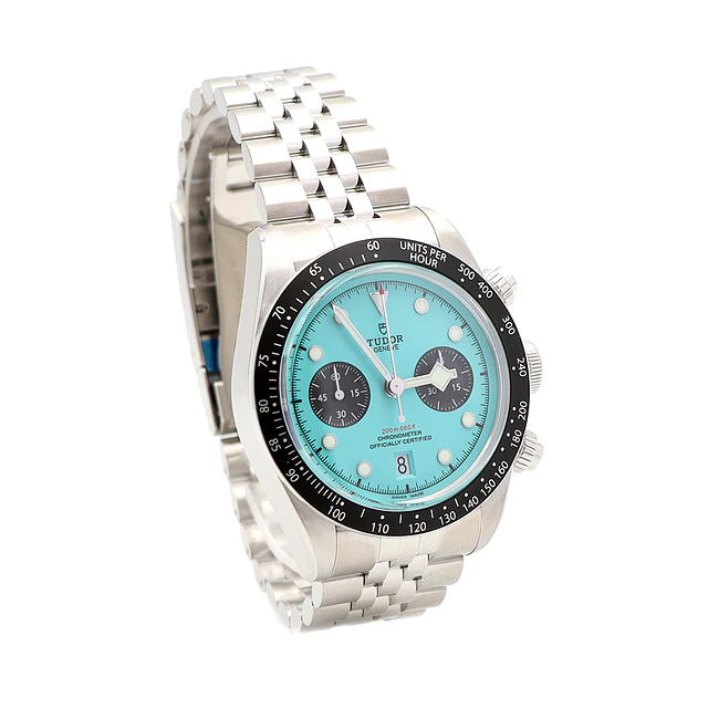 Tudor Black Bay Chrono “Flamingo Blue” – Ref. 79360N-0024