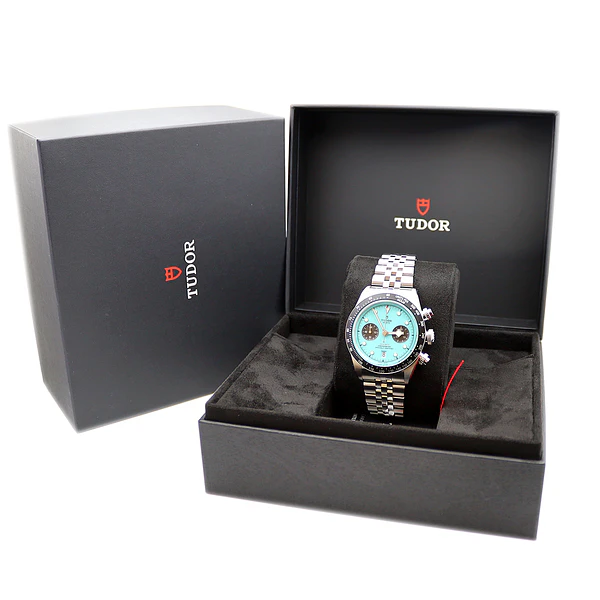 Imagem 11 de Tudor Black Bay Chrono “Flamingo Blue” – Ref. 79360N-0024