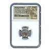República Romana – C. Hosidius C.f. Geta – Denário AR – c. 68/64 a.C. – NGC Ch VF
