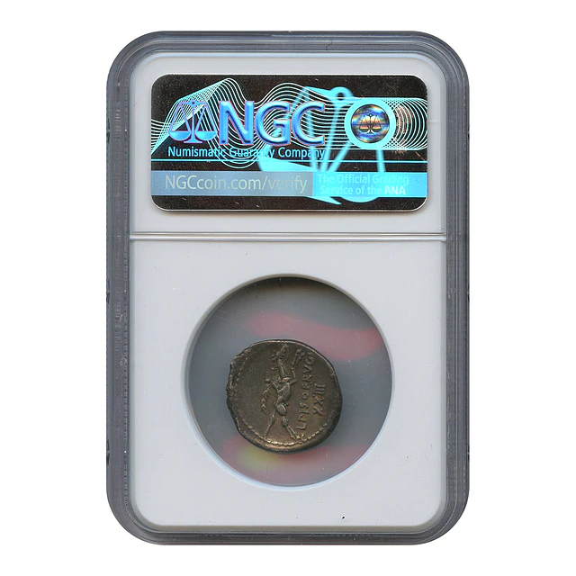 República Romana – L. Calpurnius Piso Frugi – Denário AR – c. 90 a.C. – NGC VF