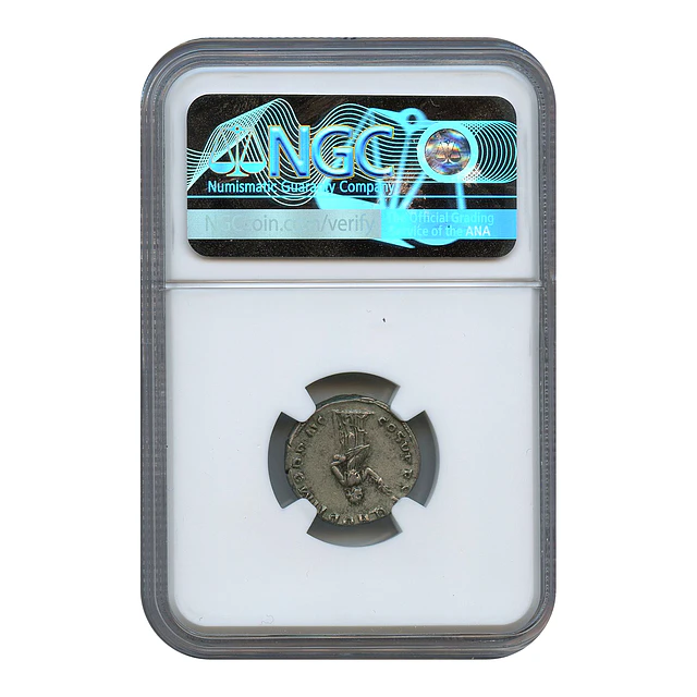 Império Romano – Trajano – Denário AR – 98–117 d.C. – NGC Ch VF