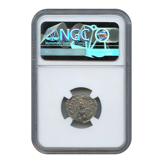 Império Romano – Marco Aurélio – Denário AR – 161–180 d.C. – NGC Ch VF