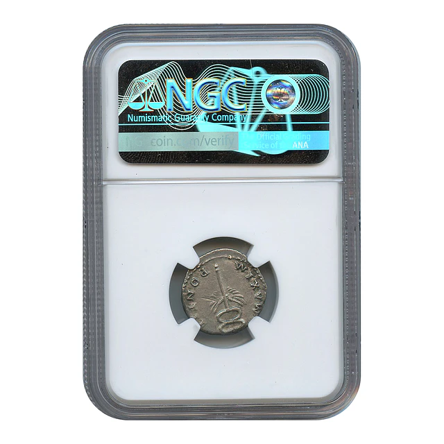 Império Romano – Vespasiano – Denário AR – 69–79 d.C. – NGC XF
