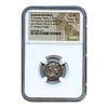 República Romana – Ti. Claudius Nero – Denário Serratus AR – c. 79 a.C. – NGC Choice VF