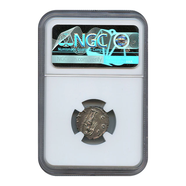 Império Romano – Adriano – Denário AR – 117–138 d.C. – NGC Choice XF – Fine Style