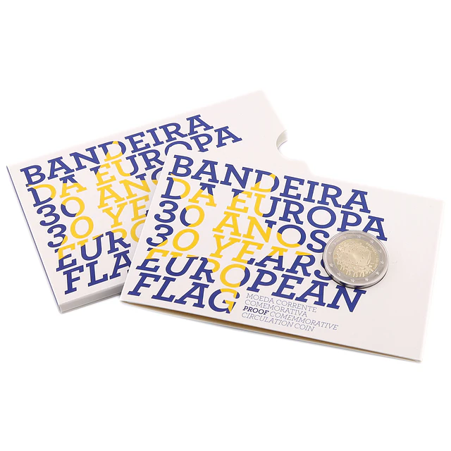 Proof - 2.00 Euros 30 Anos da Bandeira da Europa 2015