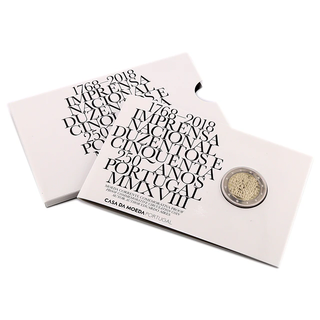 Proof - 2.00 Euros 250 Anos da Casa da Moeda 2018