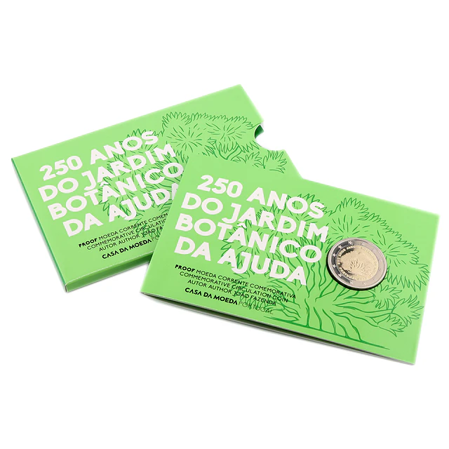 Proof - 2.00 Euros 250 Anos Jardim Botânico 2018